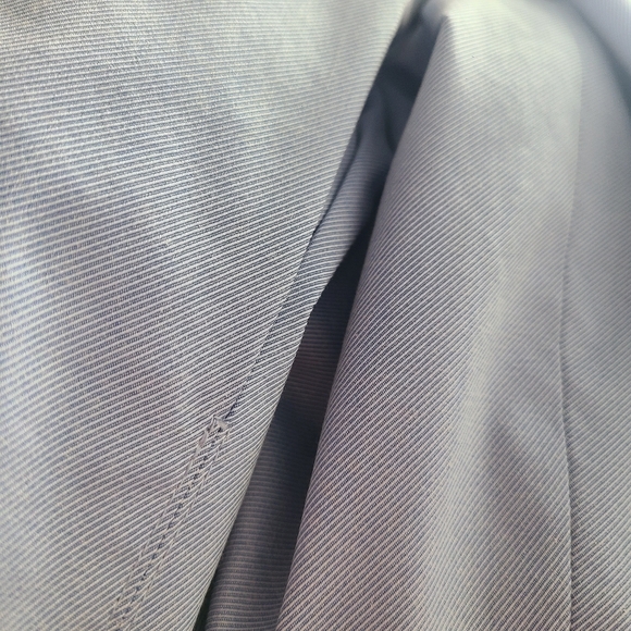 Joie NWT 🏷️ "Nian" Fitted Blue Chambray Oxford Cotton Blazer Pockets Jacket 4 - Picture 16 of 16